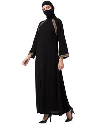 Musheco Abaya With Lacework 4