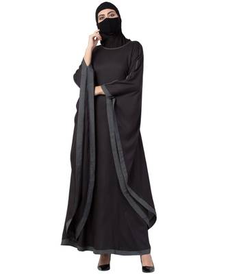 Musheco Kaftan Abaya With Polka Dot Border 2