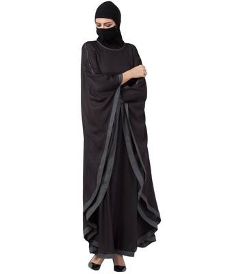Musheco Kaftan Abaya With Polka Dot Border 3