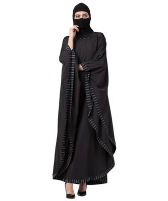 Musheco Kaftan Abaya With Striped Border 3