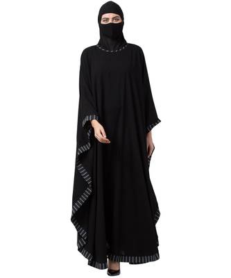 Musheco Kaftan Abaya With Striped Border 1
