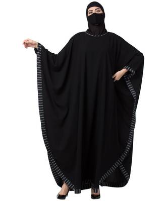 Musheco Kaftan Abaya With Striped Border 2