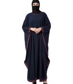 Musheco Kaftan Abaya With Striped Border