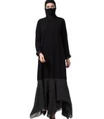 Musheco Modest Dress With Polka Dot Frills