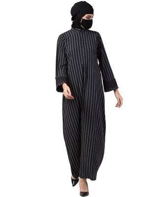 Musheco Modest Dress In Stripes 2