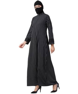 Musheco Modest Dress In Stripes 3