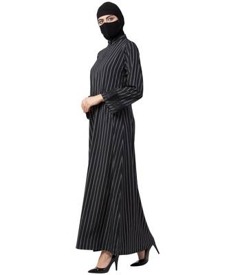 Musheco Modest Dress In Stripes 4