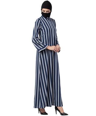 Musheco Modest Dress In Stripes 5