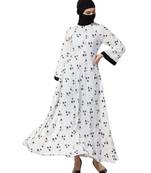 Musheco Beautiful Dress In Black & White Print