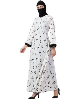 Musheco Beautiful Dress In Black & White Print 4