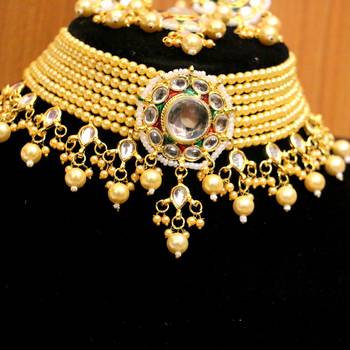 Yellow crystal necklace-sets 2