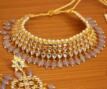 Grey crystal necklace-sets 2