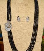 Black onyx necklace-sets
