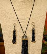 Black onyx necklace-sets