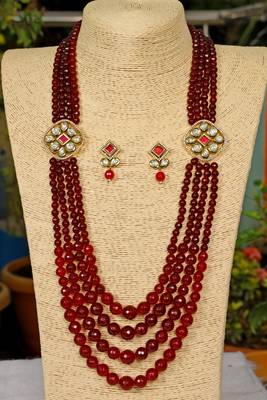 Red onyx necklace-sets 1