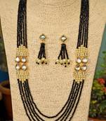 Black onyx necklace-sets
