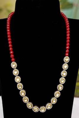 Red onyx necklaces 1
