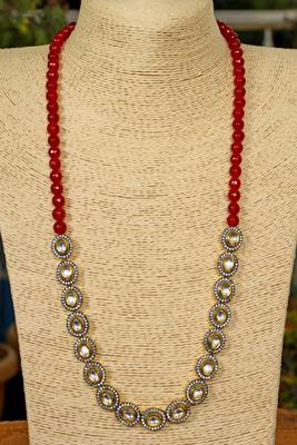 Red onyx necklaces 2