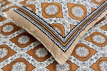 TEXSTYLERS 220 TC Super King Size 100% Cotton Jaipuri Print Bedsheet with 2 Pillow Covers 3