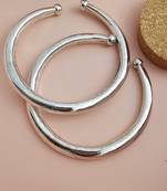 German Silver Handmade Engraved Foot Kada