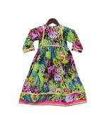 Multicolor Floral Printed Cotton Dress