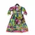 Lime Green Printed Anarkali