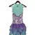 Aqua and Purple Mermaid Dress
