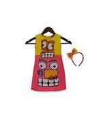 Yellow and Pink Lycra Dress