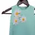 Sea Green and Lemon Yellow Lycra Dress