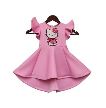 Pink Lycra Hello Kitty Dress 1