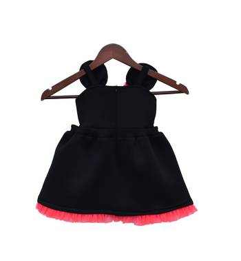 Black Lycra Dress for Girls 2