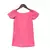 Pink Linen Dress with Funky Embroidery