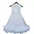 White Frock with Feathers
