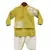 Green Embroidery Jacket with Kurta & Dhoti