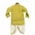 Green Embroidery Jacket with Kurta & Dhoti
