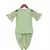 Pista Green Kurti and Dhoti with Embroidery Jacket