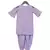 Purple Kurti and Dhoti with Embroidery Jacket