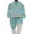 Blue Embroidery Nehru Jacket Set