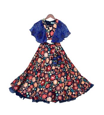 Multi Colour Embroidery Choli Lehenga 3