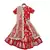 Red Gota Choli with Lehenga