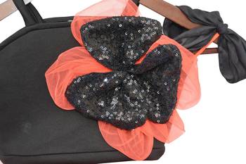 Black Crop Top with Skirt 1