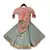Peach Embroidery Choli with Lehenga