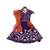 Purple Embroidery Choli with Purple Gota Lehenga