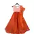 Sequence 3D Flower Choli with Orange Organza Lehenga