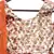 Sequence 3D Flower Choli with Orange Organza Lehenga