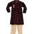 Maroon Velvet Ajkan with Pant