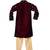 Maroon Velvet Ajkan with Pant