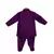 Purple Embroidery Ajkan with Pant