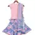 Pink Kurti with Printed Sharara