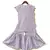 Purple Kurti with attached Phulkari Jacket & Sharara